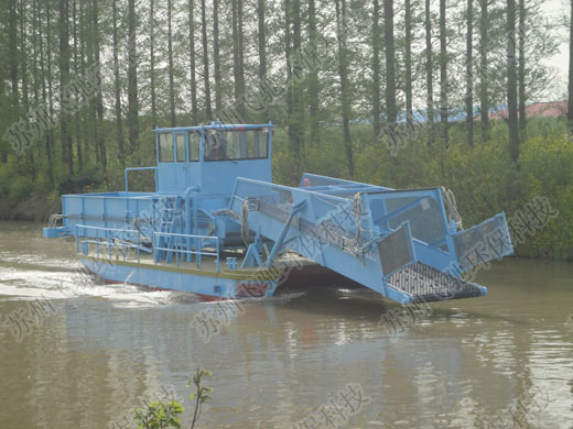 常山县 全自动水域清漂船